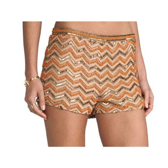Karina Grimaldi Clarity Beaded Shorts Sz. XS - Picture 1 of 6